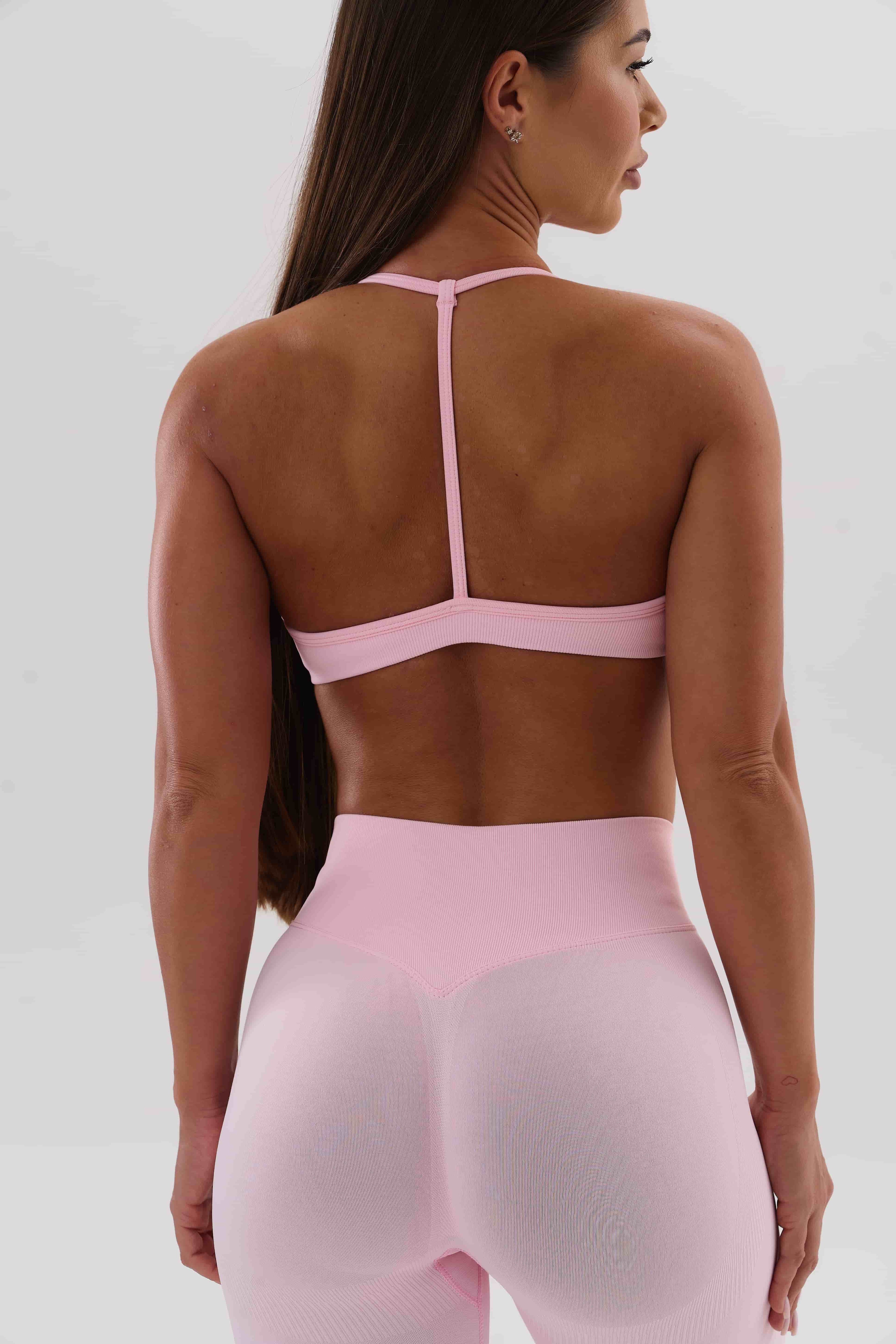 UMI Ribbed Top – Rose