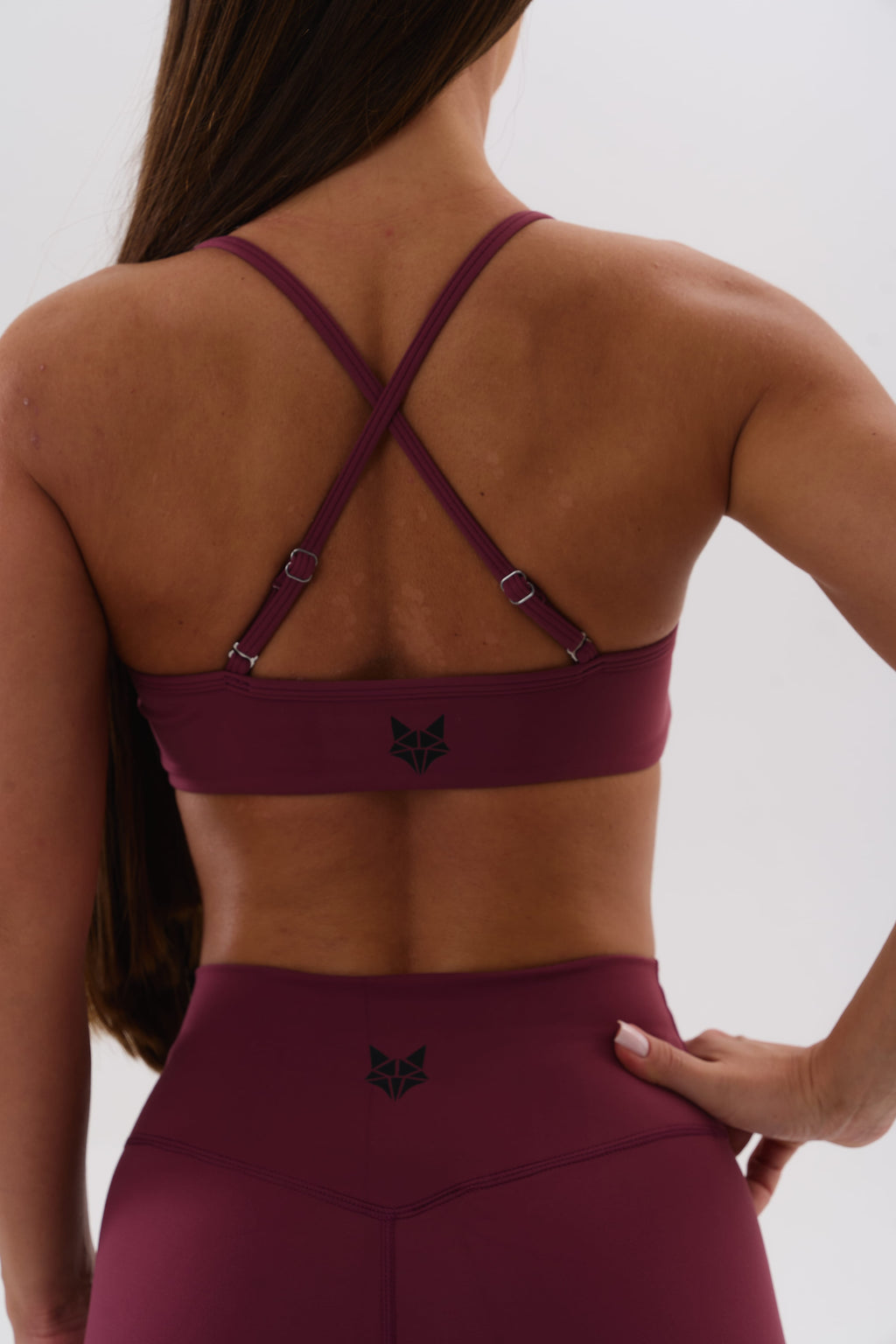 UMI X-Back Bra Top – Merlot