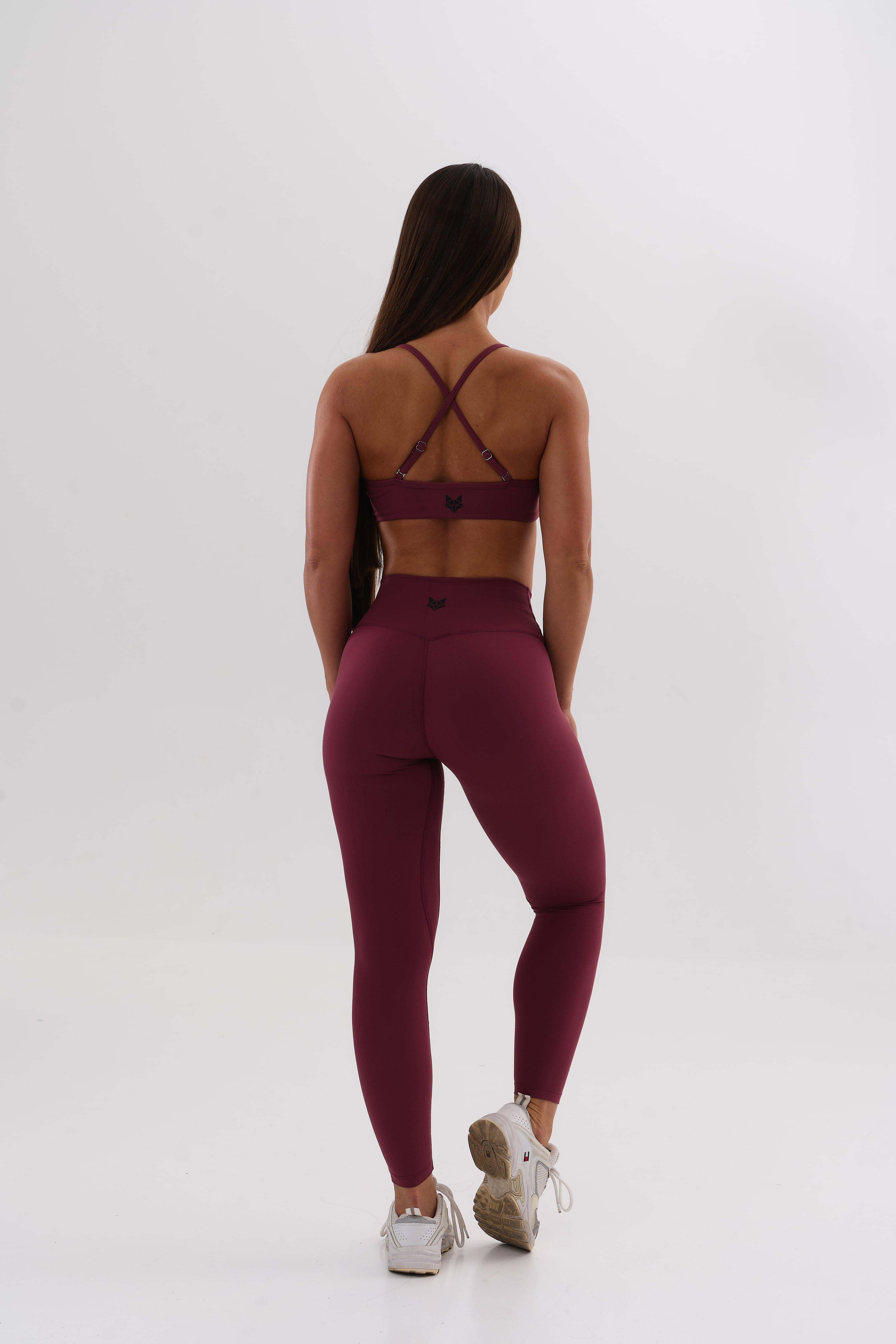 UMI X-Back Bra Top – Merlot