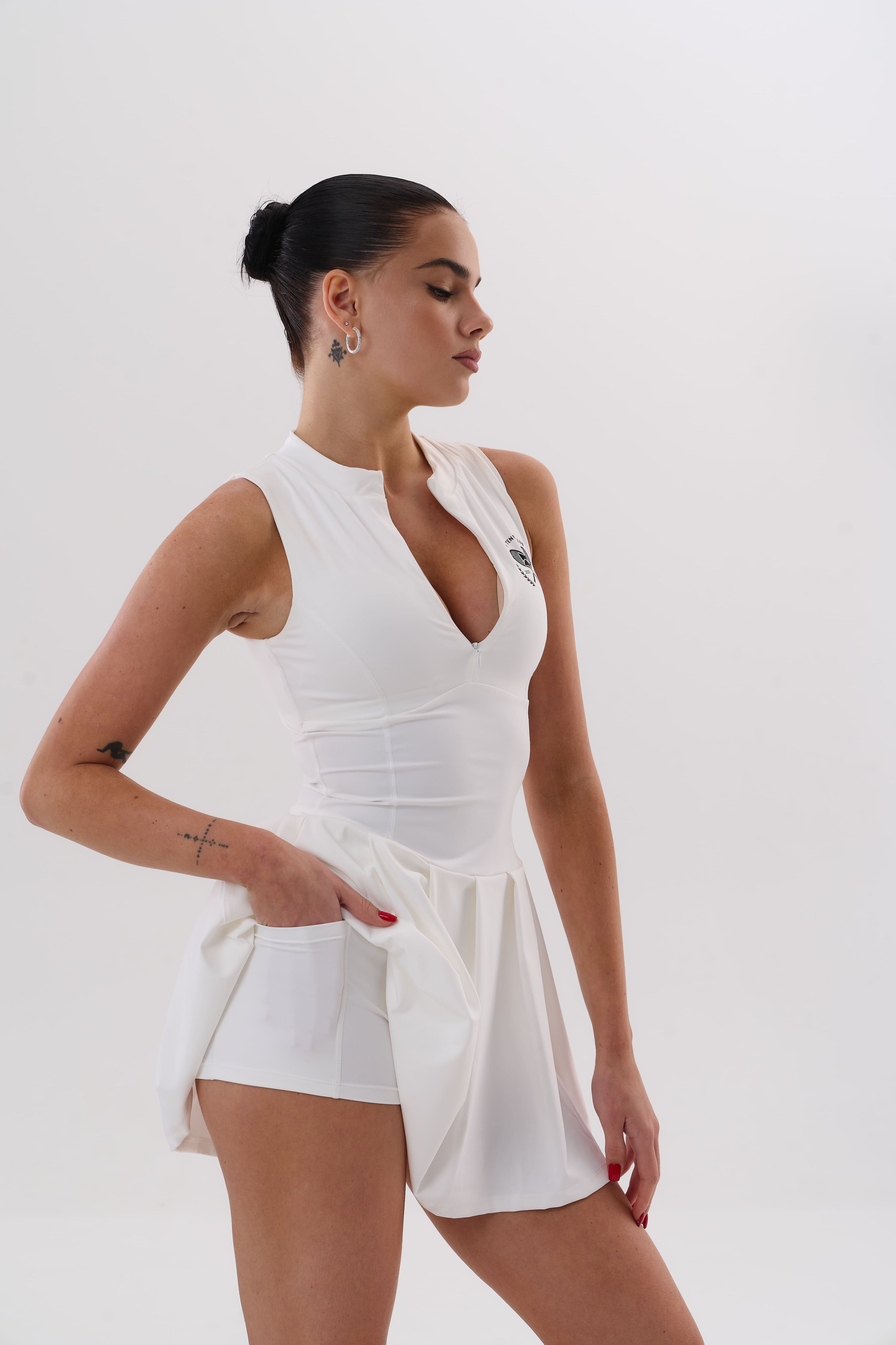 UMI Ace Dress – White