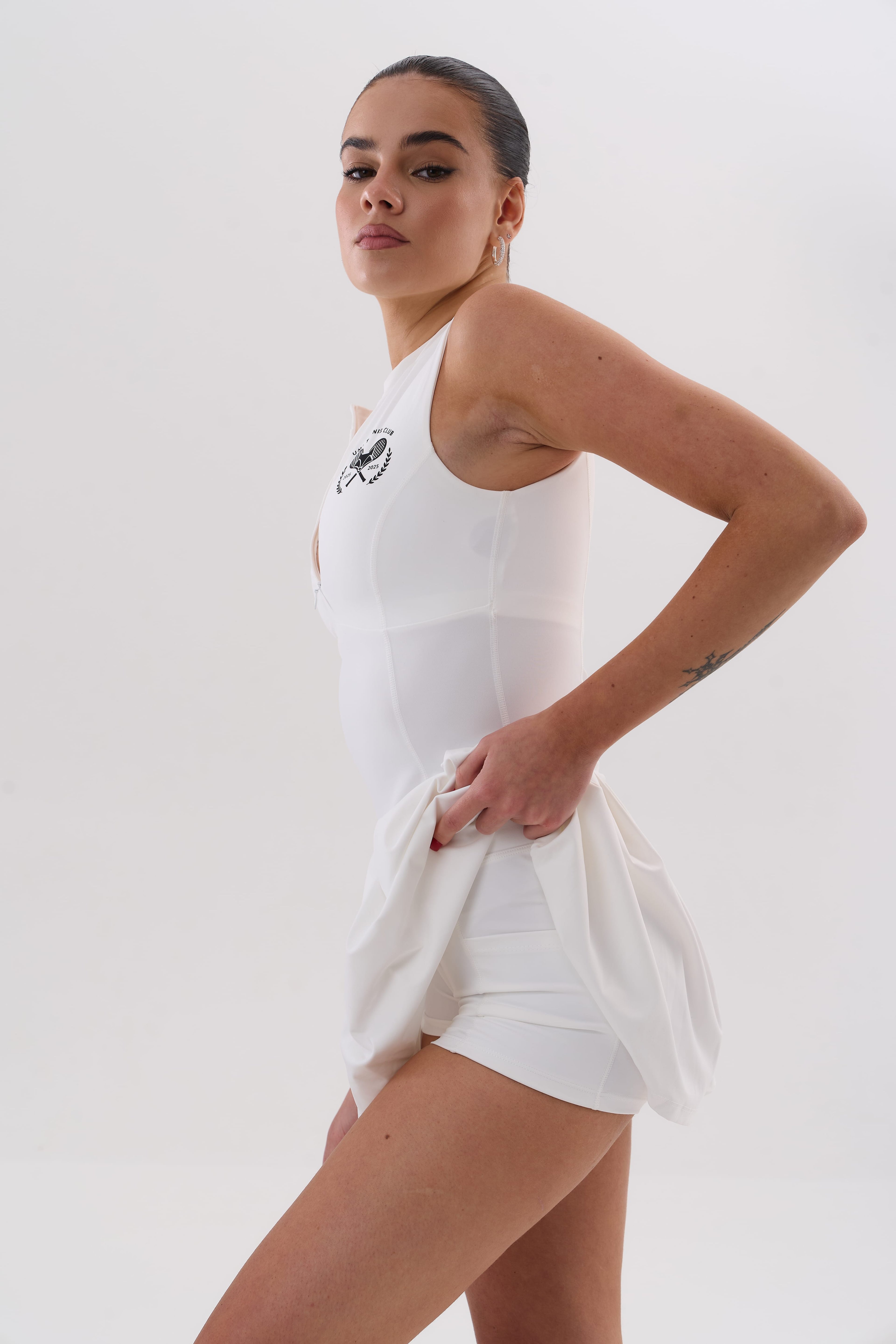 UMI Ace Dress – White
