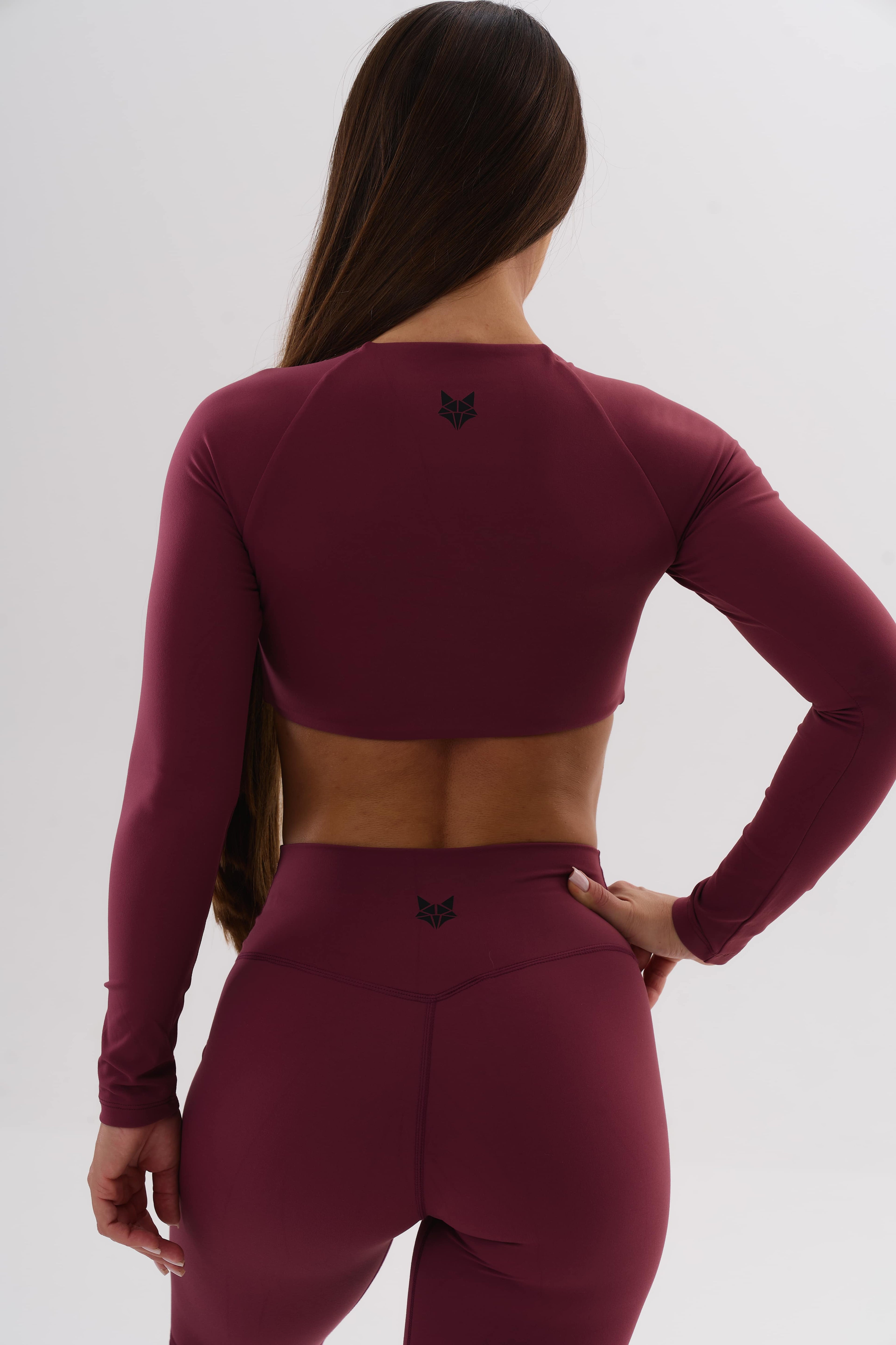 UMI Wrap Top – Merlot