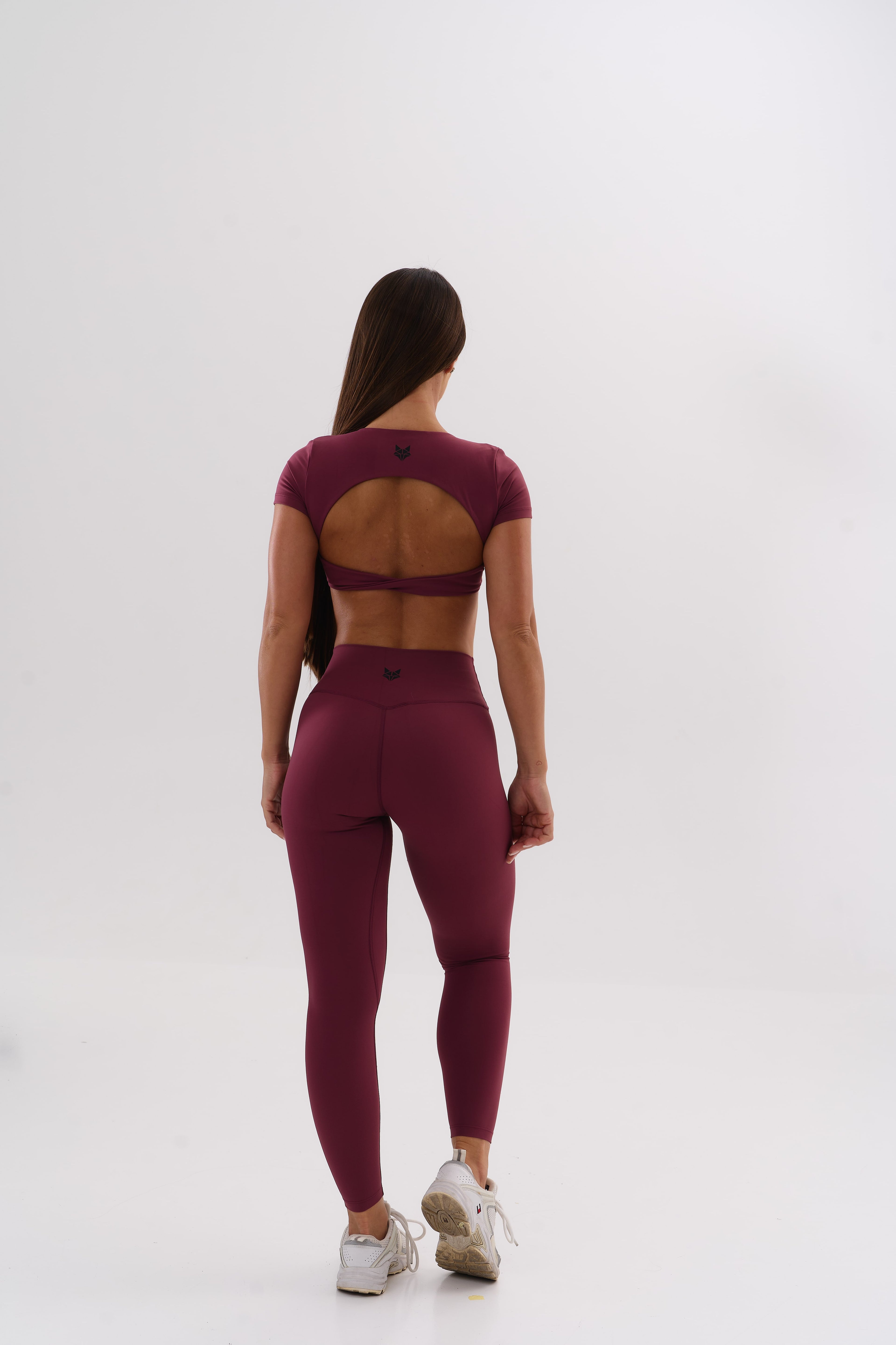 UMI Open Back Top – Merlot