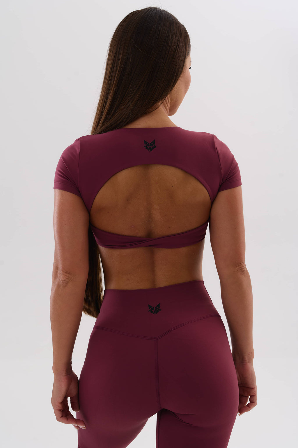 UMI Open Back Top – Merlot