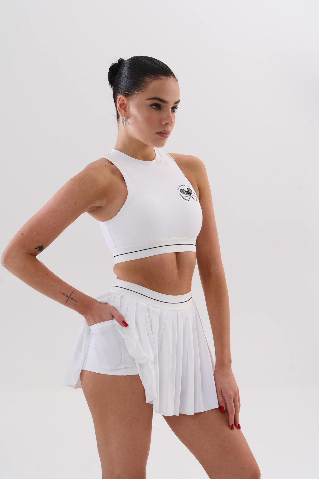 UMI Dash Skirt – White