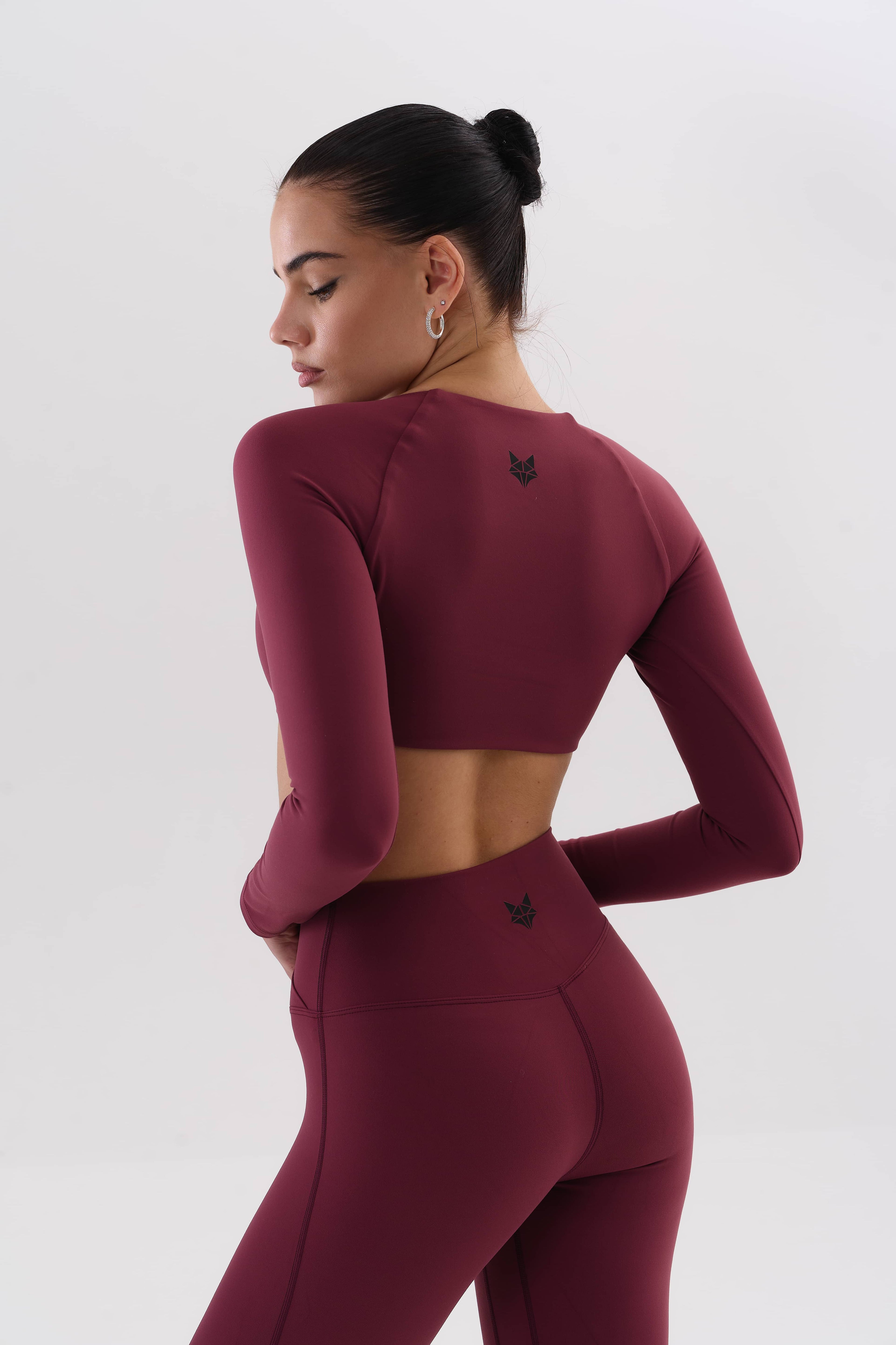 UMI Sculpt Flare Leggings – Merlot