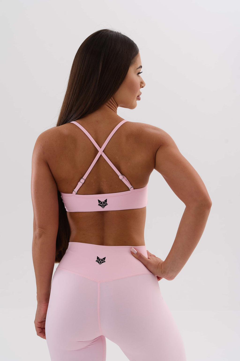 UMI X-Back Bra Top – Rose