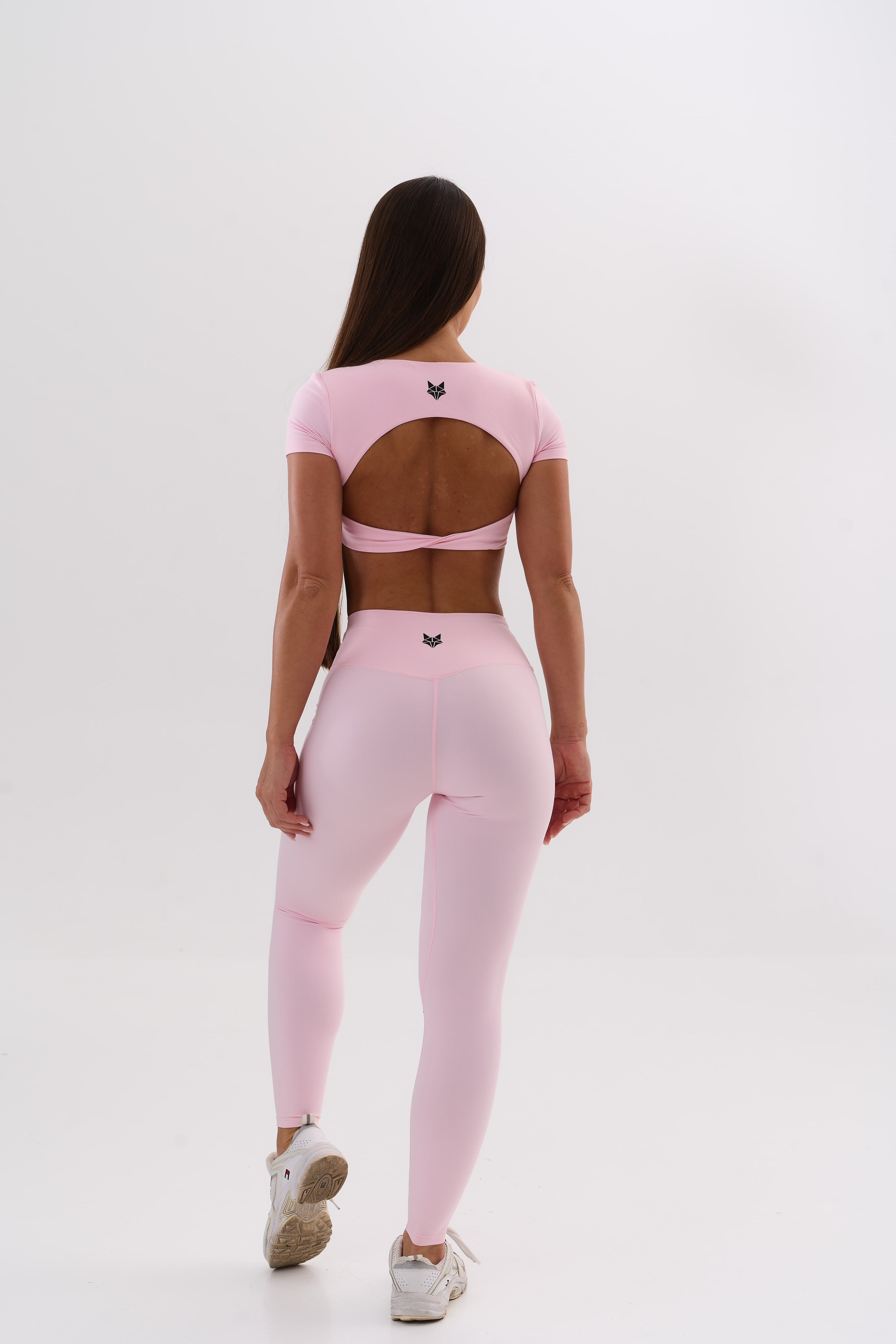 UMI Open Back Top – Rose