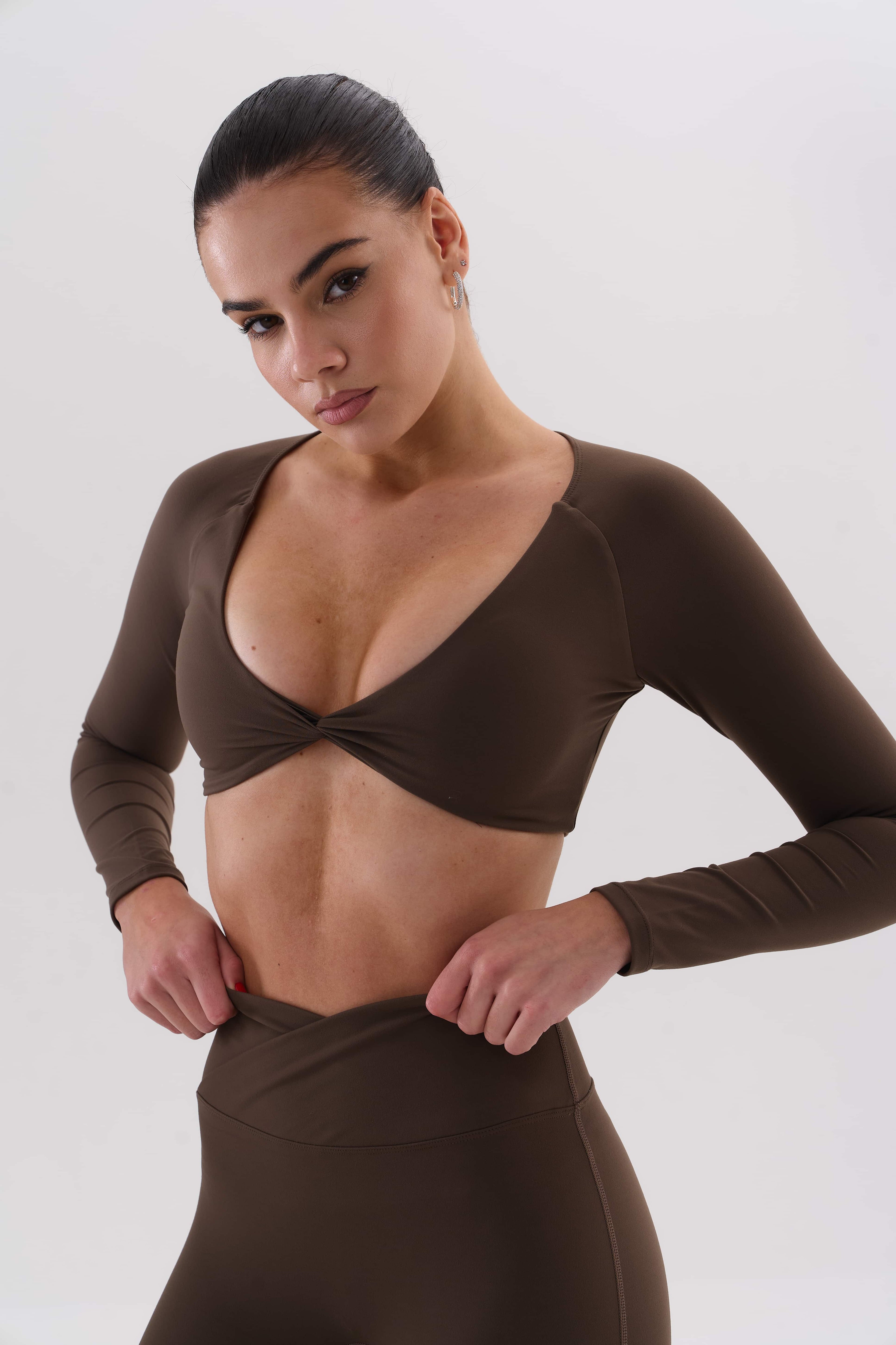 UMI Sculpt Flare Leggings – Espresso