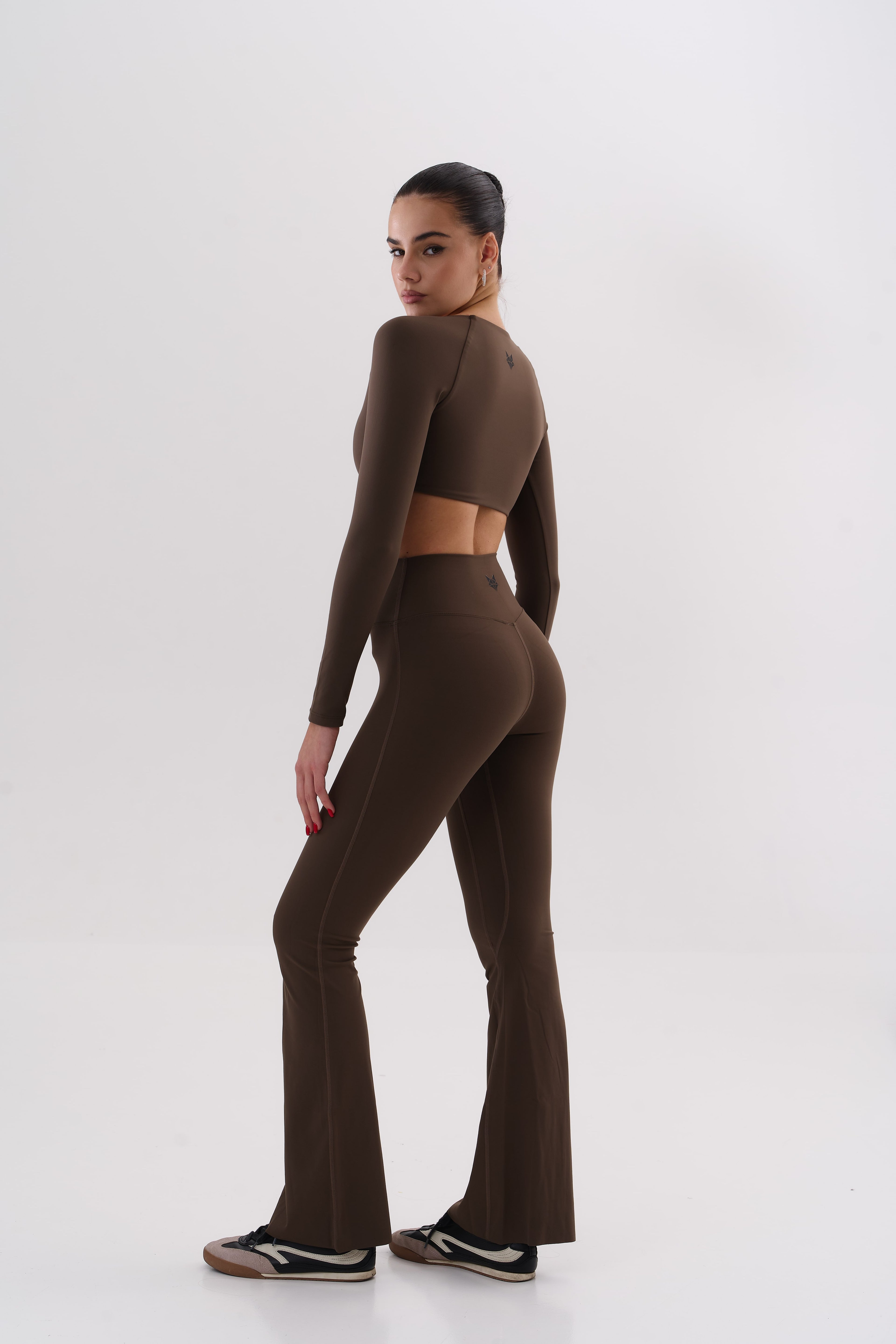 UMI Sculpt Flare Leggings – Espresso