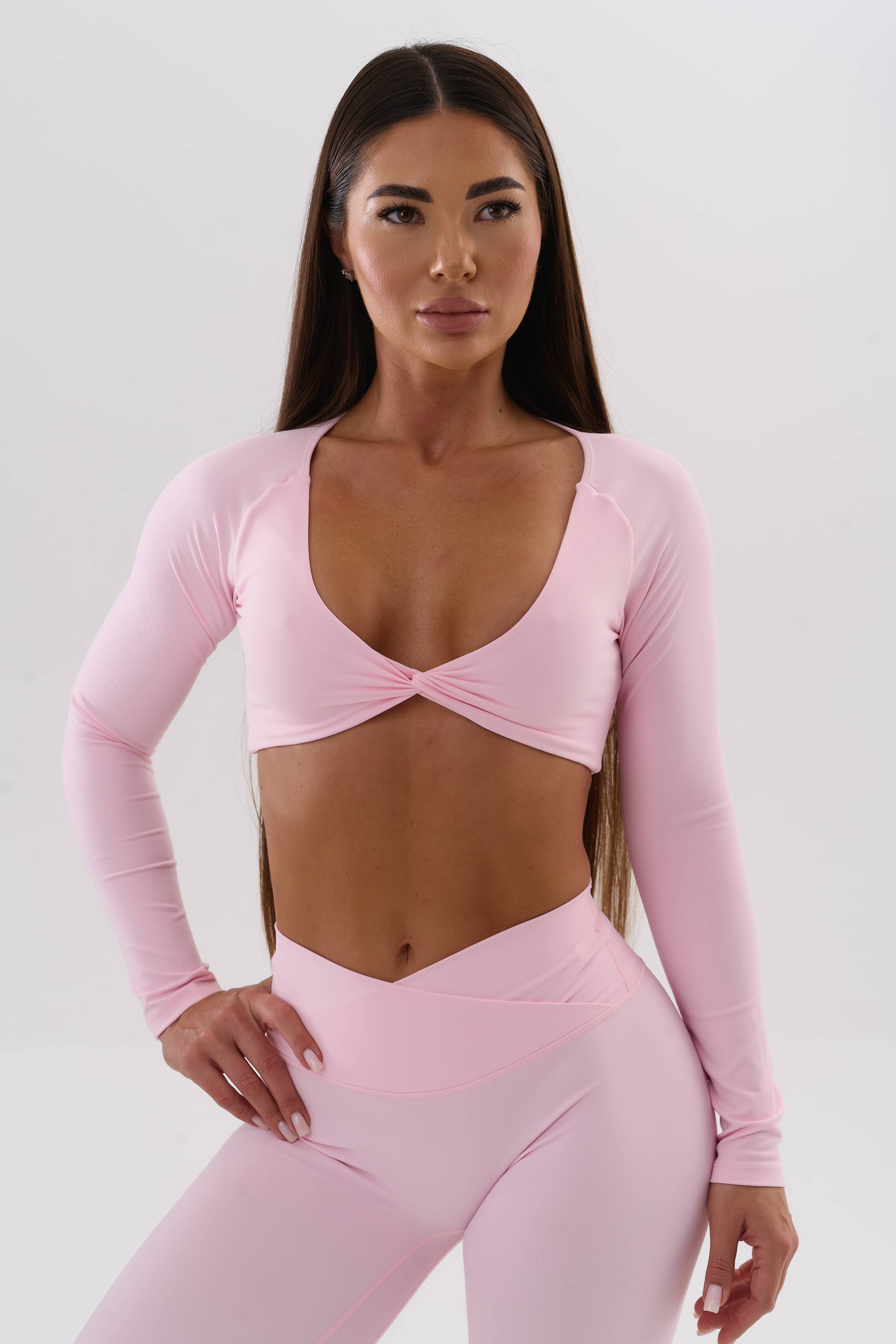 UMI Wrap Top – Rose