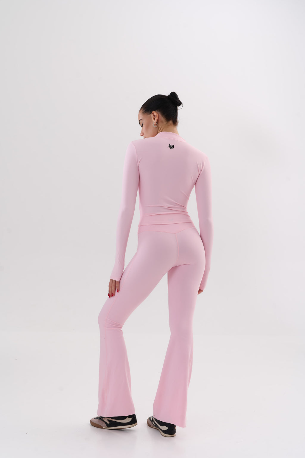 UMI Zip Flare Top – Rose