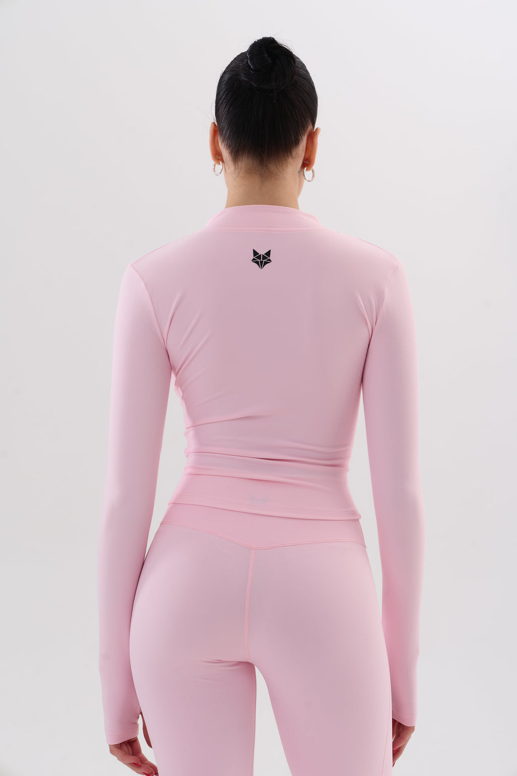 UMI Zip Flare Top – Rose