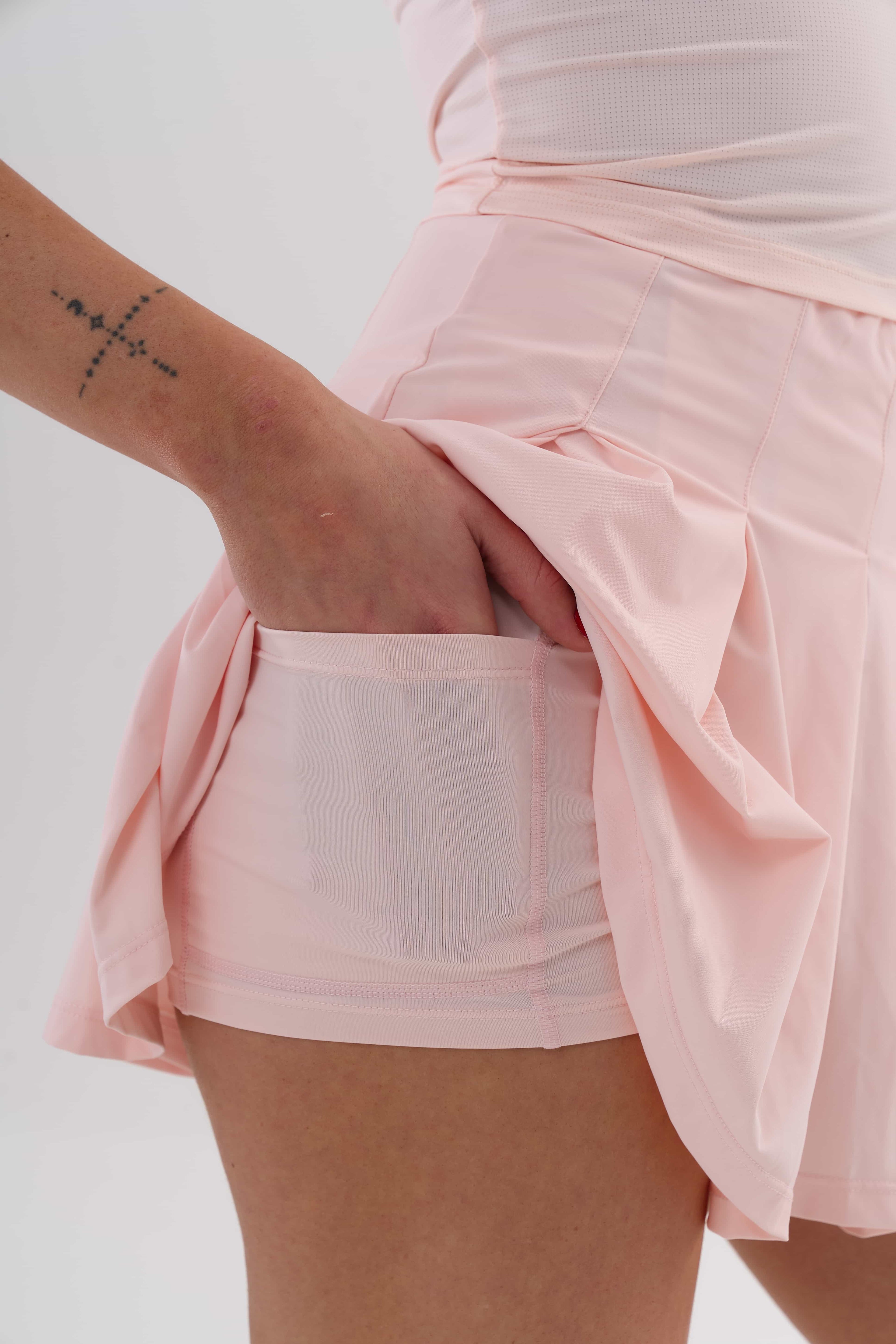 UMI Court Skirt – Rose