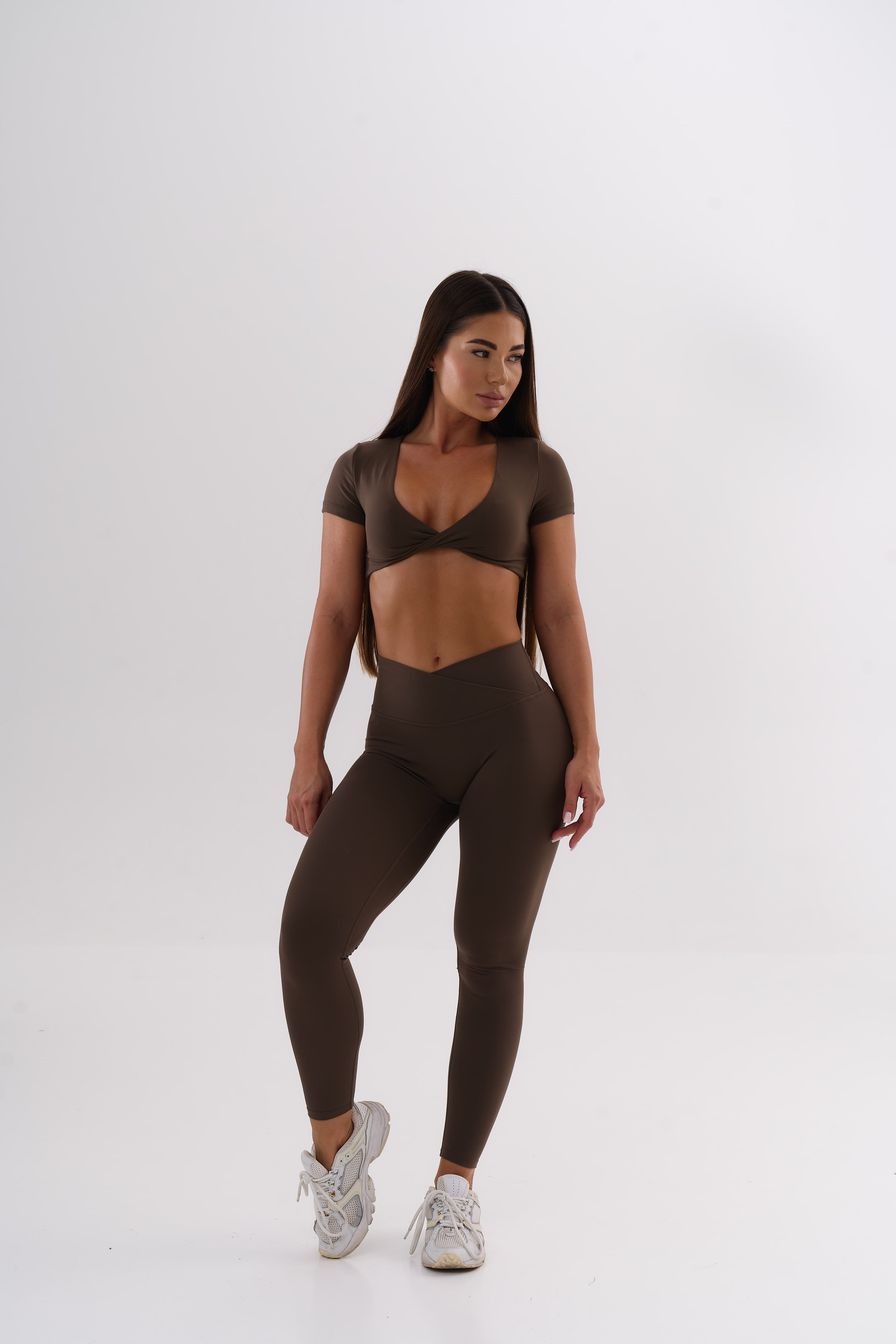 UMI Open Back Top – Espresso