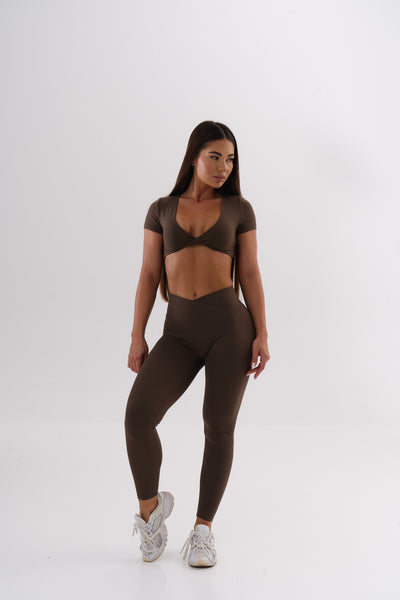 UMI Open Back Top – Espresso