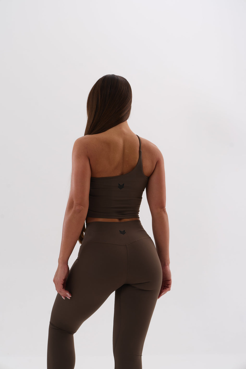 UMI One-Shoulder Top – Espresso