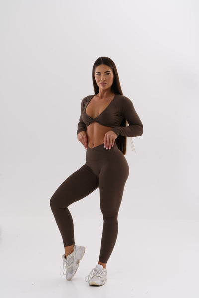 UMI Wrap Top – Espresso