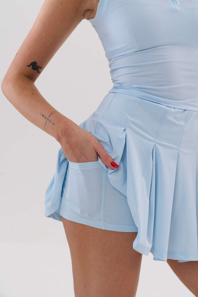 UMI Court Skirt – Blue Sky
