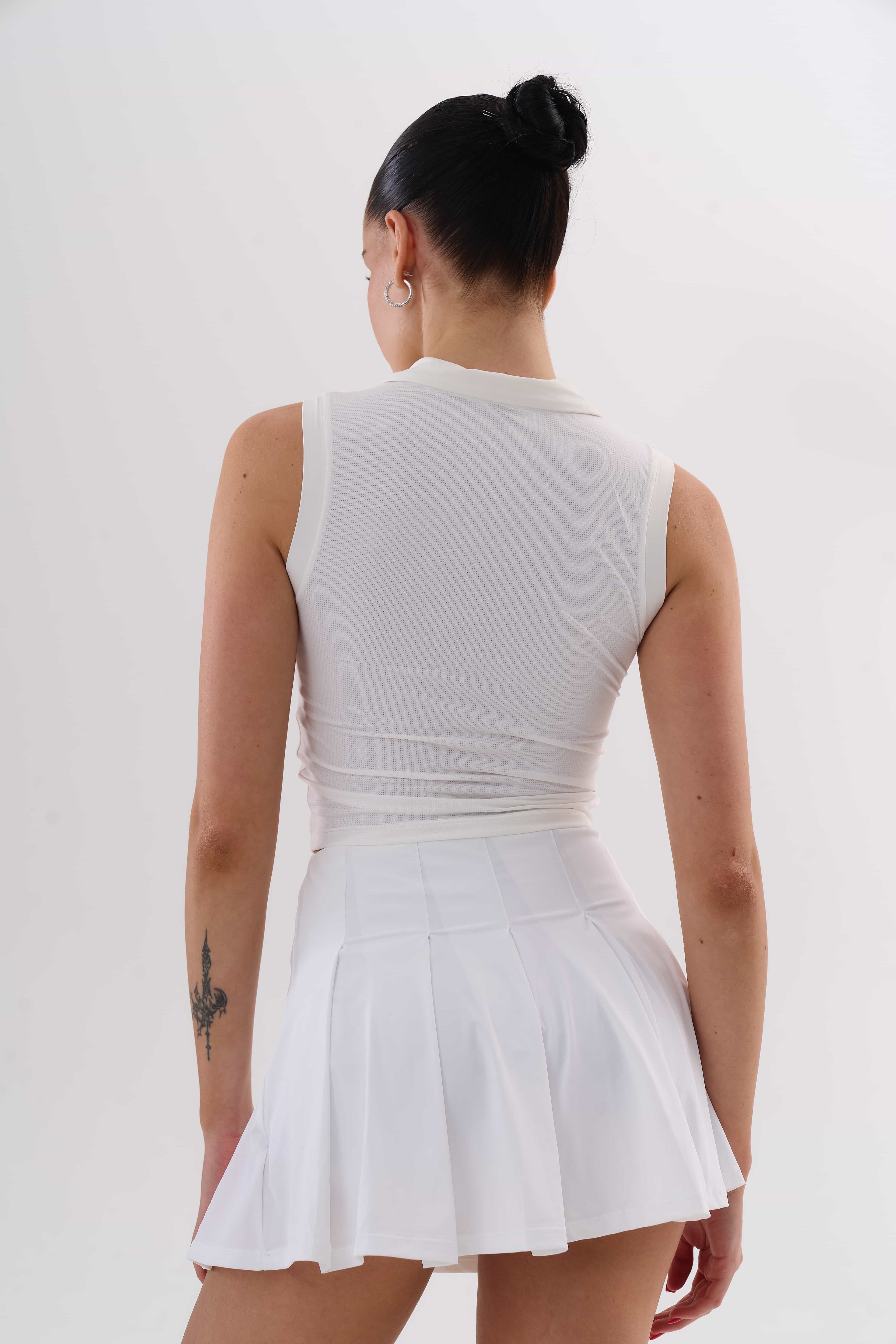 UMI Court Skirt – White