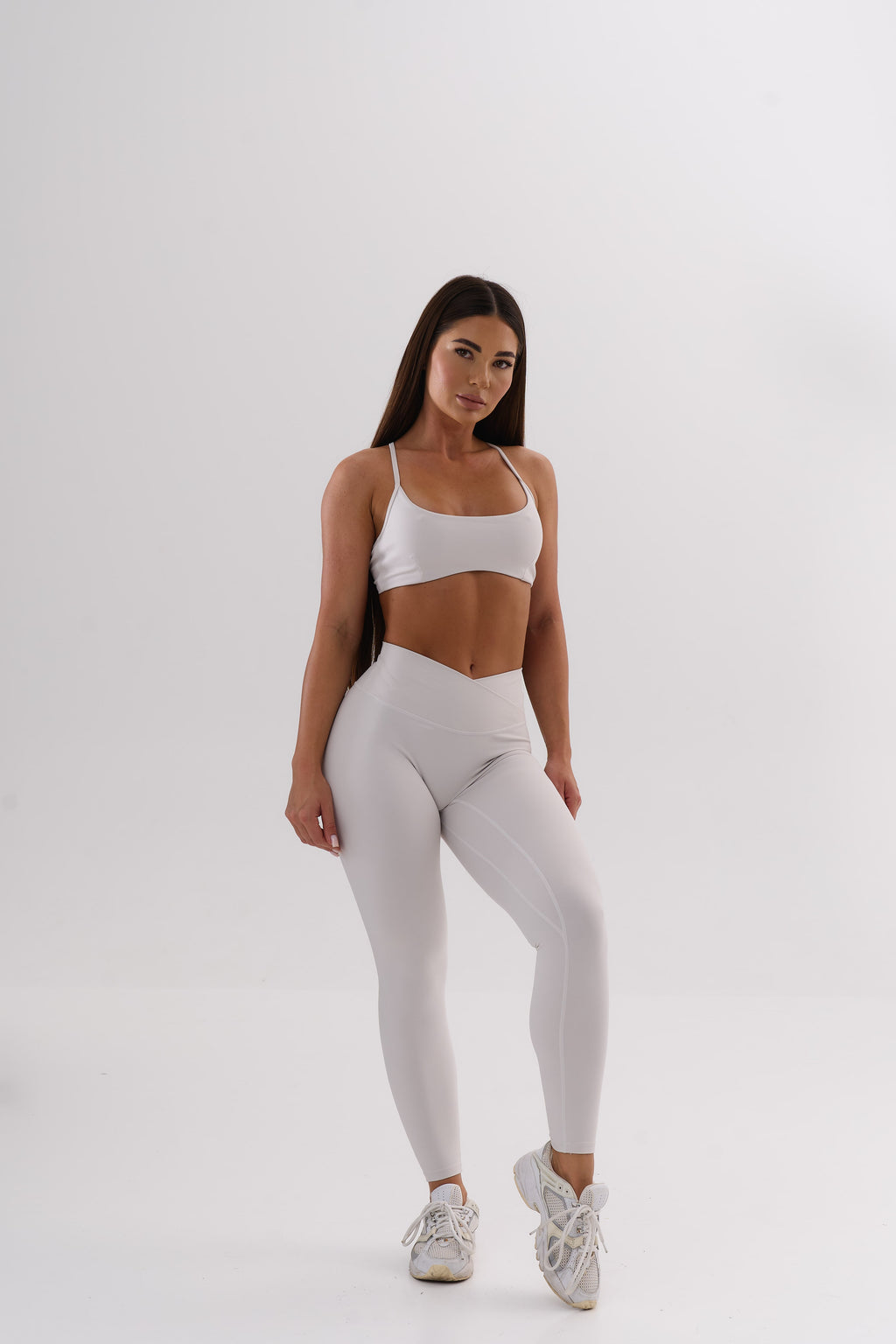 UMI X-Back Bra Top-White