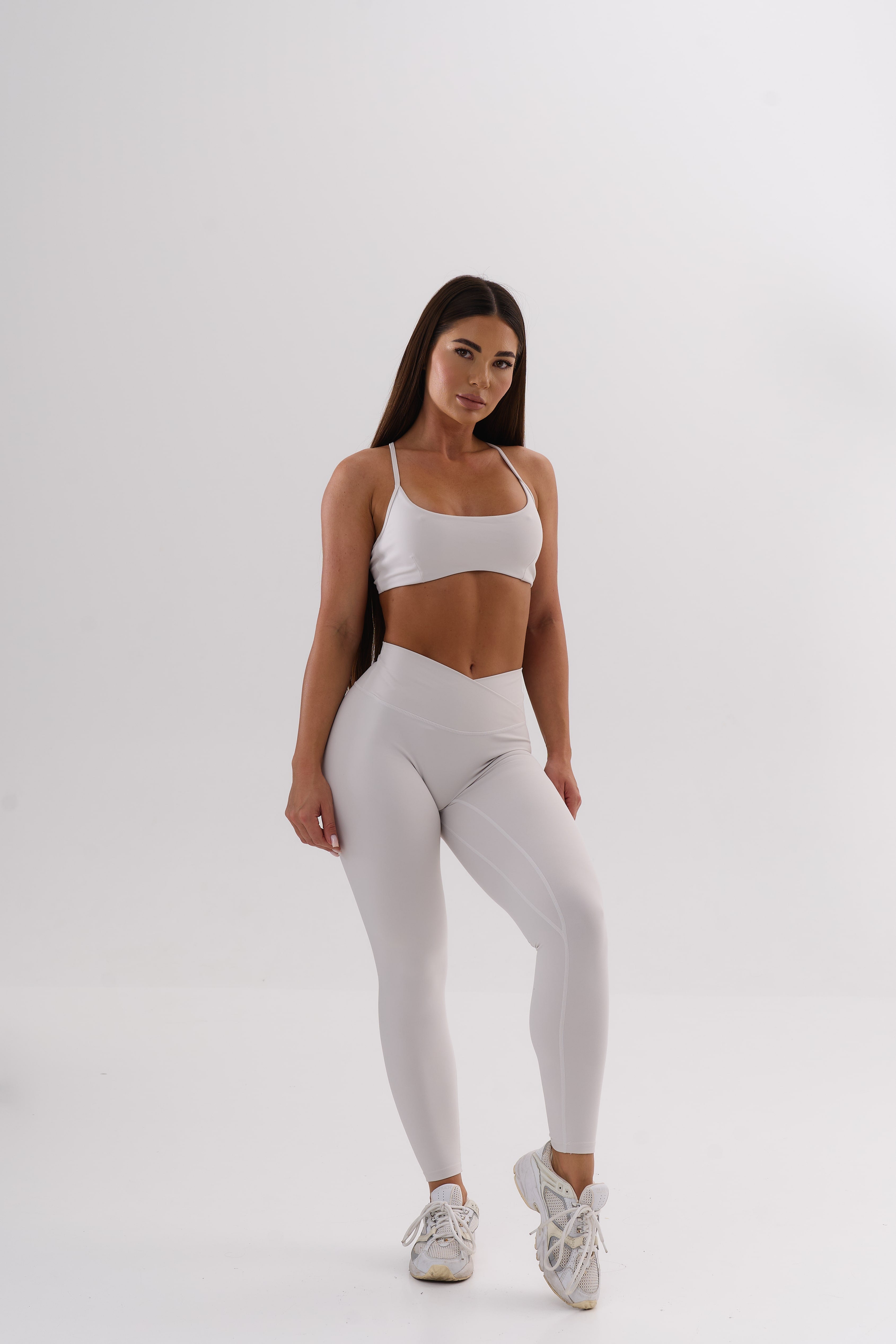 UMI X-Back Bra Top-White