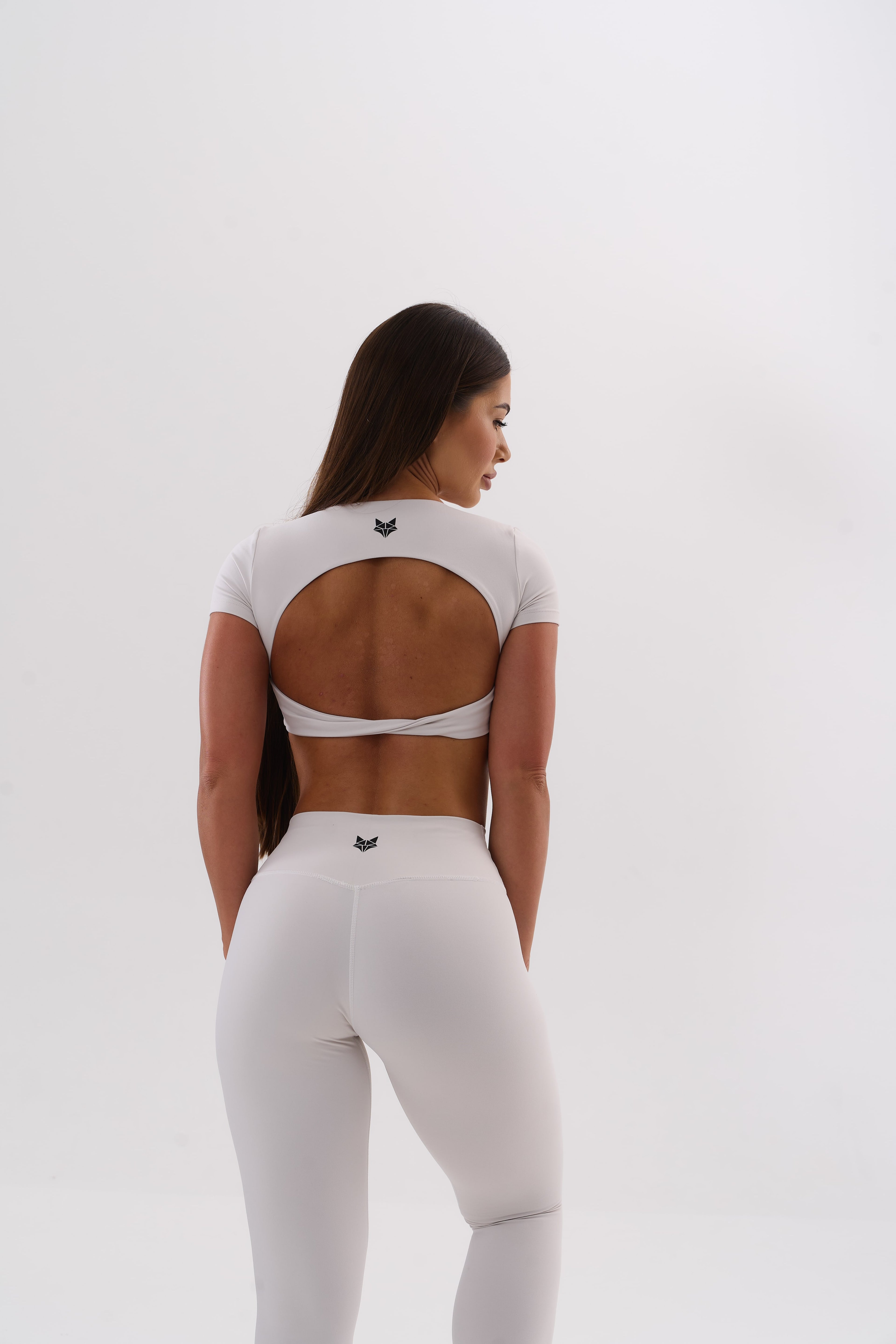UMI Open Back Top – White