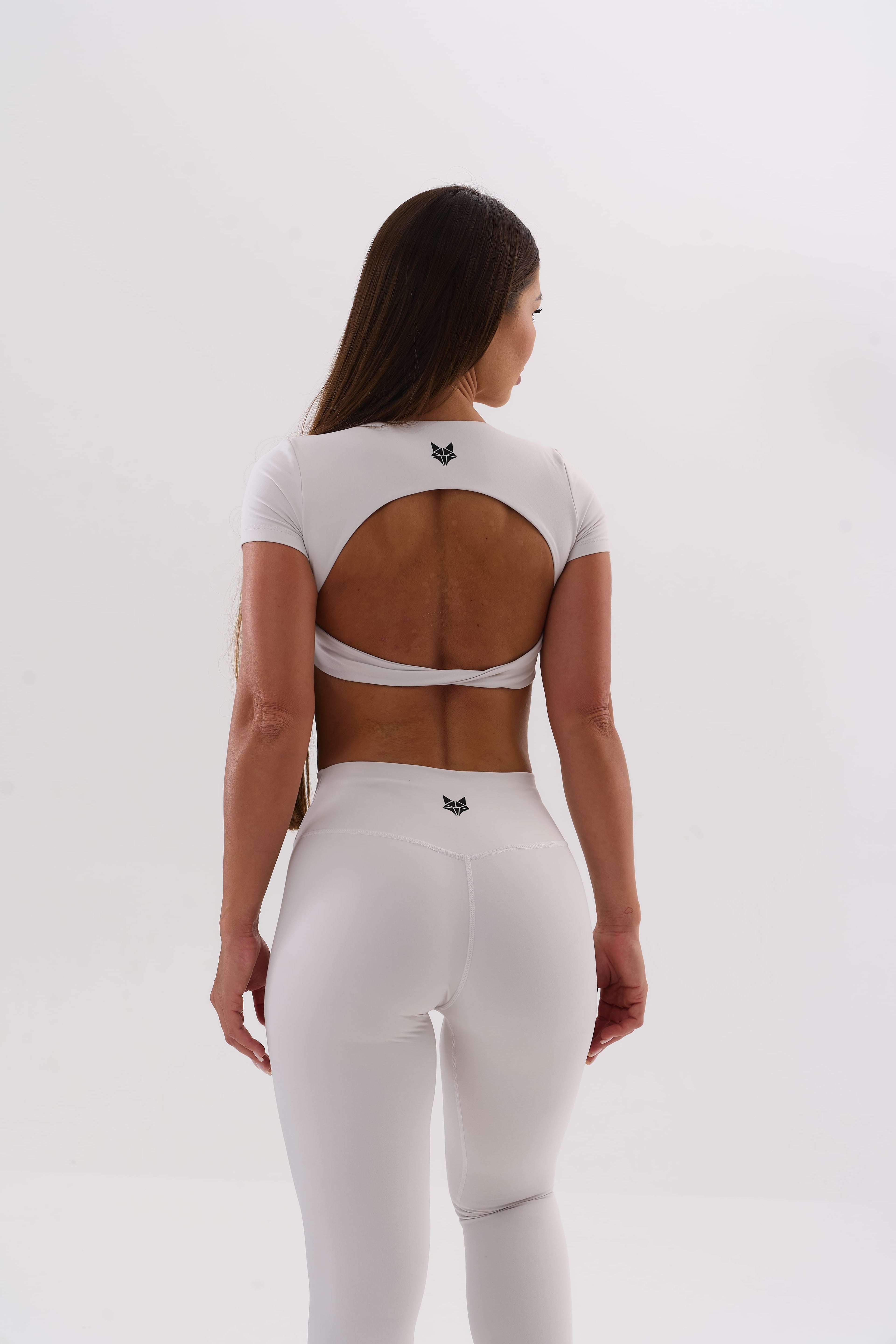 UMI Open Back Top – White