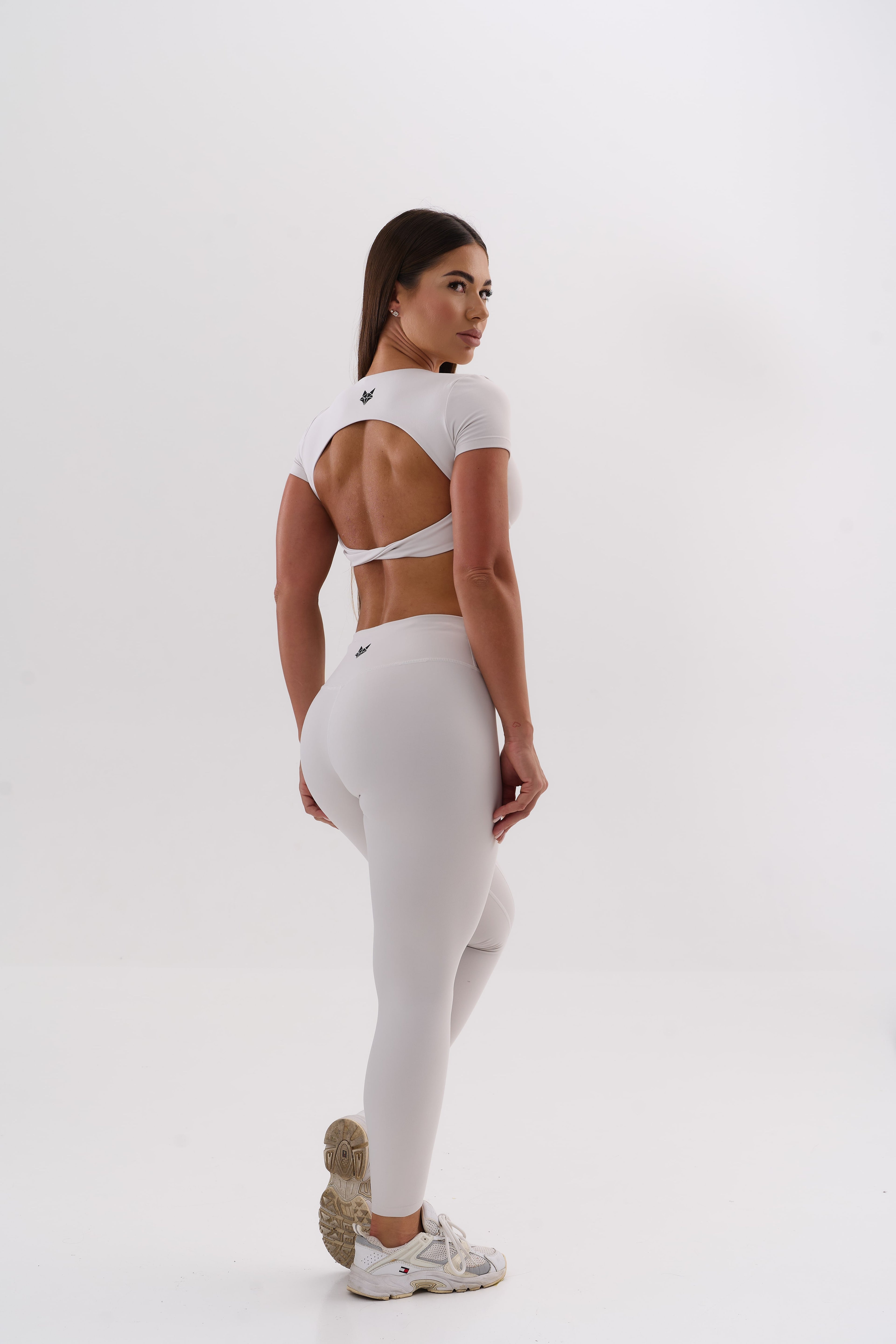 UMI Open Back Top – White